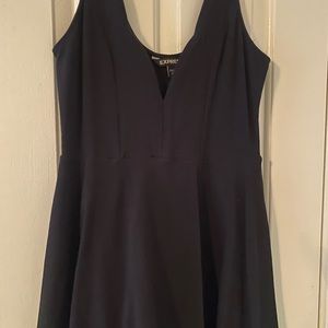 Express Black Cocktail Dress with Skort